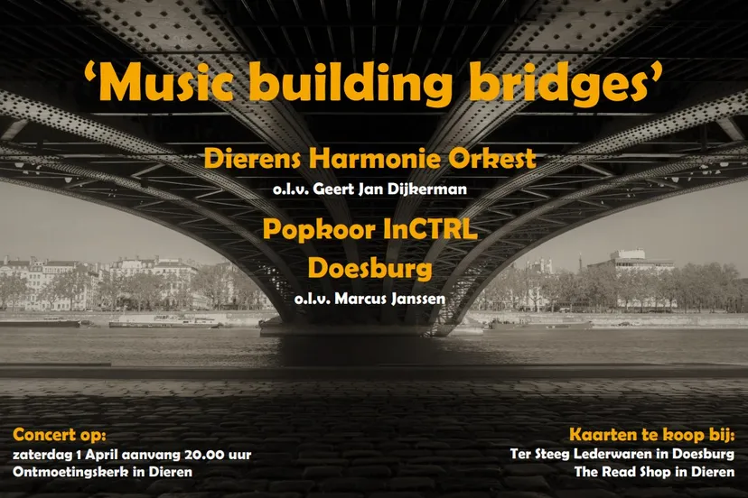 poster music building bridges