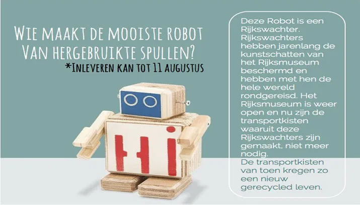 recycling ontwerpwedstrijd wereldwinkel velp