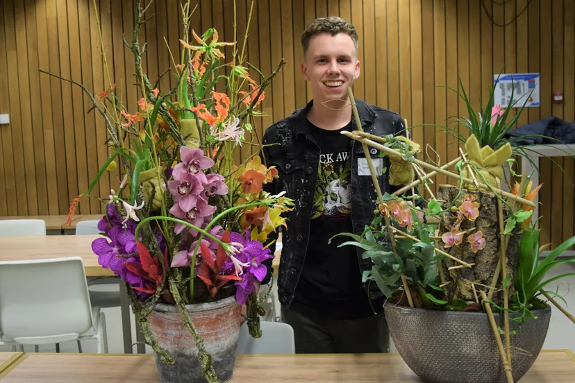 rik masson finalist nederlands kampioenschappen bloembinden marjanne eikelboom