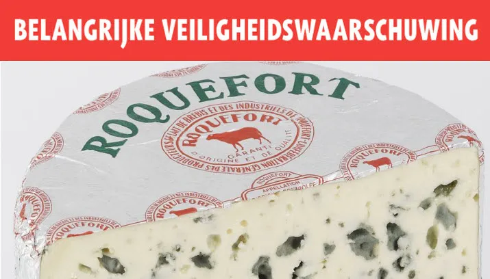roquefort veiligheidswaarschuwing