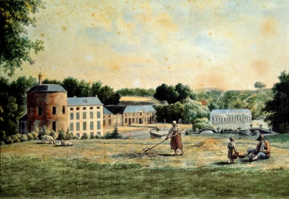 rosendael historische afbeelding arcadische prent