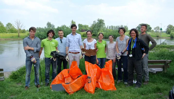 schone rivieren estafette opruimactie
