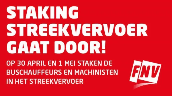 staking streekvervoer fnv