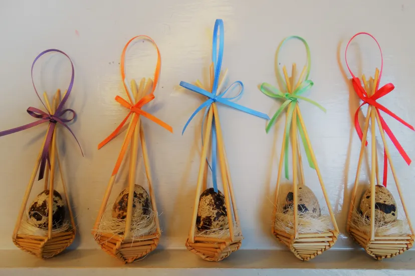 strovlechten pasen afbeelding eiermandje