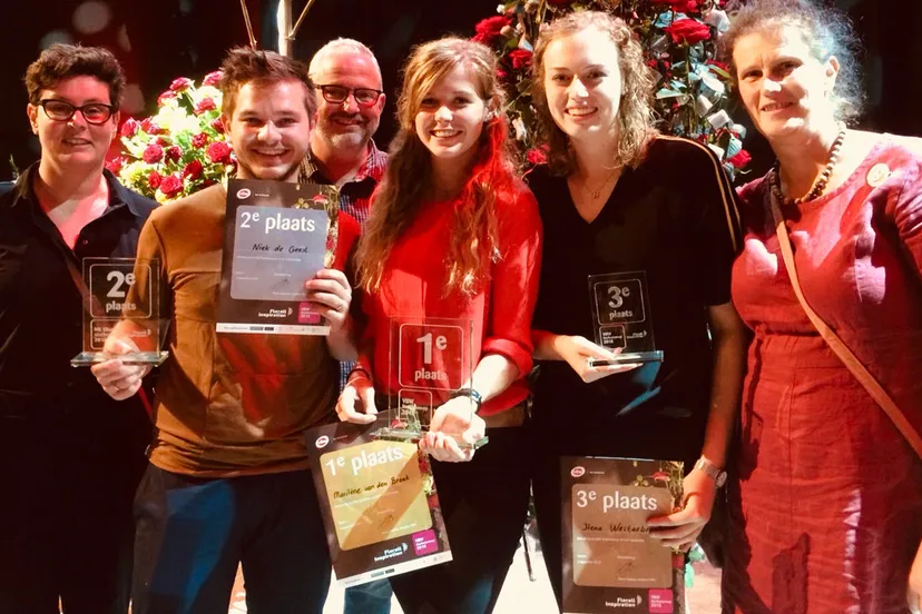 top 3 studentencup vlnr esther wormskamp docent niek de geest hein otten docent marilene van den broek ilena westerbroek en ineke lucassen docent