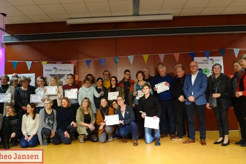 uitreiking vrijwilligersprijzen in het rhedens dieren 2019 01 19 22