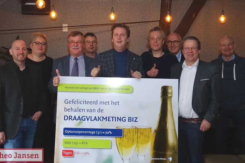 uitslag draagvlakmeting biz rheden 01 02 2019 9