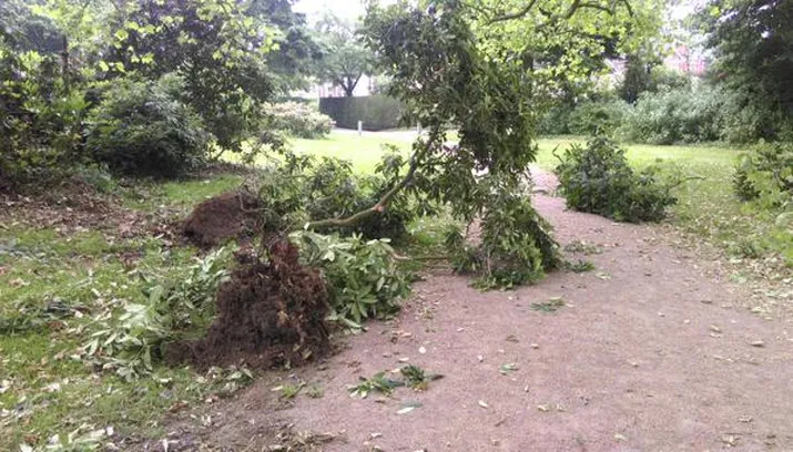 vernielingen dorpskerk rheden