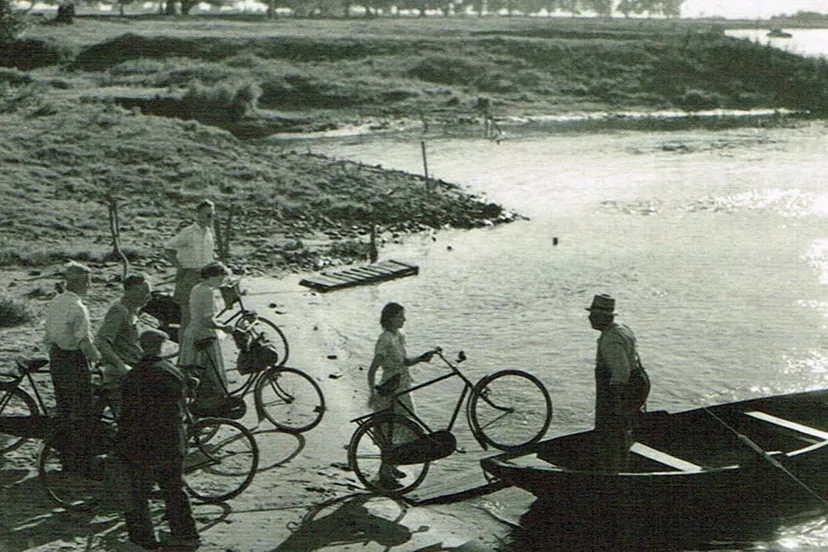 voetveer over de ijssel velp 1950 nationaal archief