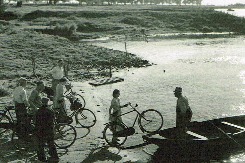 voetveer over de ijssel velp 1950 nationaal archief