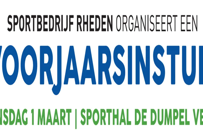 voorjaarsinstuif sportbedrijf rheden