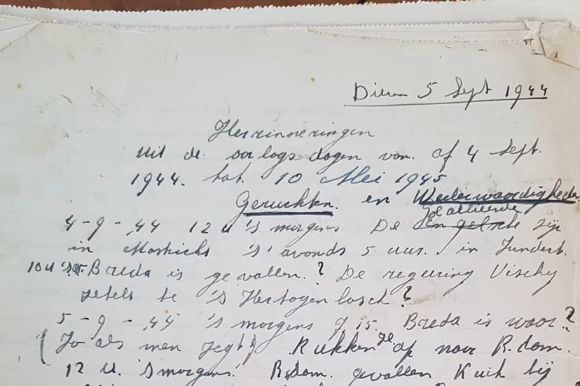 voorlezen uit oorlogsdagboeken museum rheden in oorlogstijd