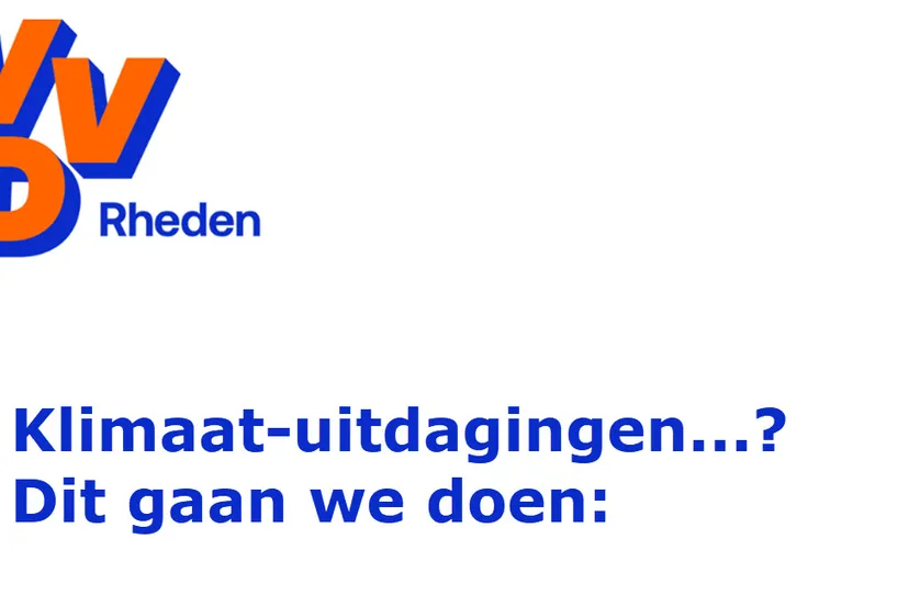 vvd rheden klimaat uitdagingen dit gaan we doen