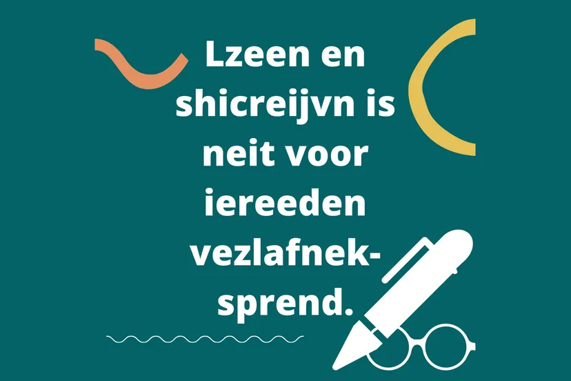 week van lezen en schrijven