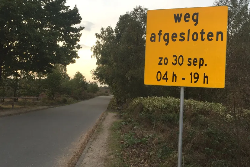 wegafsluiting beekhuizenseweg posbankloop