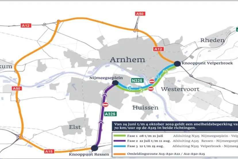 werkzaamheden pleyroute a325 apeldoornseweg provincie gelderland