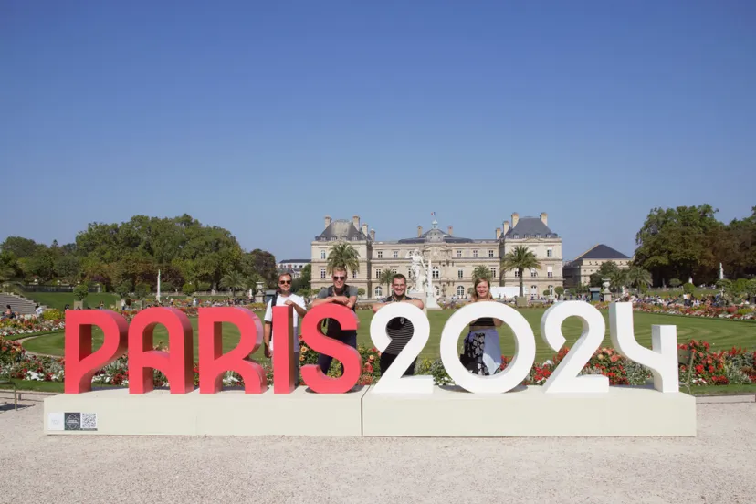 natuurlijk ook even poseren bij paris2024 letters voor de jardin du luxembourg berend poppema