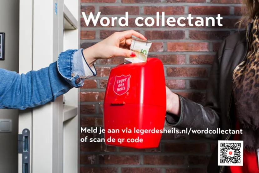 wordt ook collectand bij het leger des heils