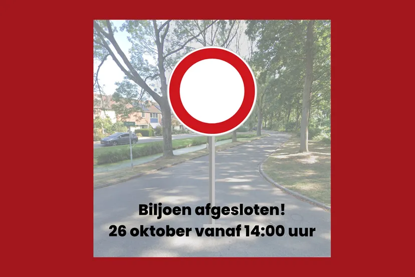 aankondiging afsluiting biljoen cv de narrenkap