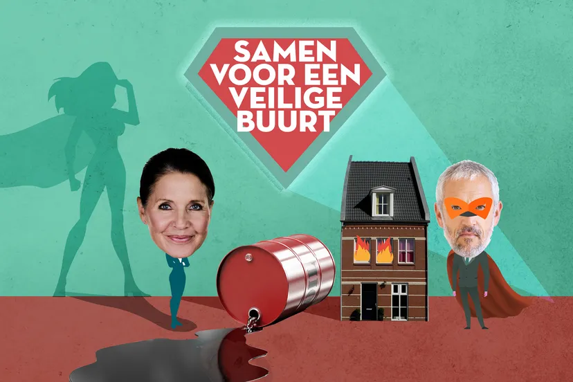 afbeelding samen voor een veilige buurt