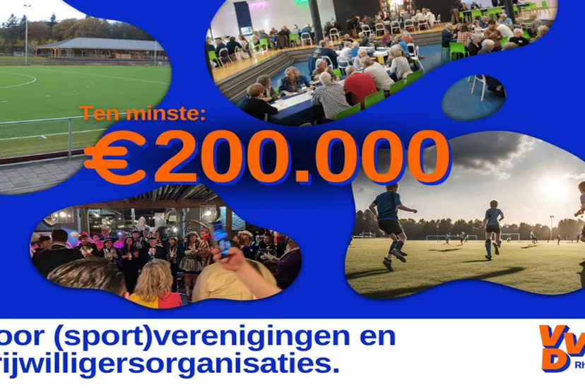 sportverenigingen en woning splitsen vvd rheden