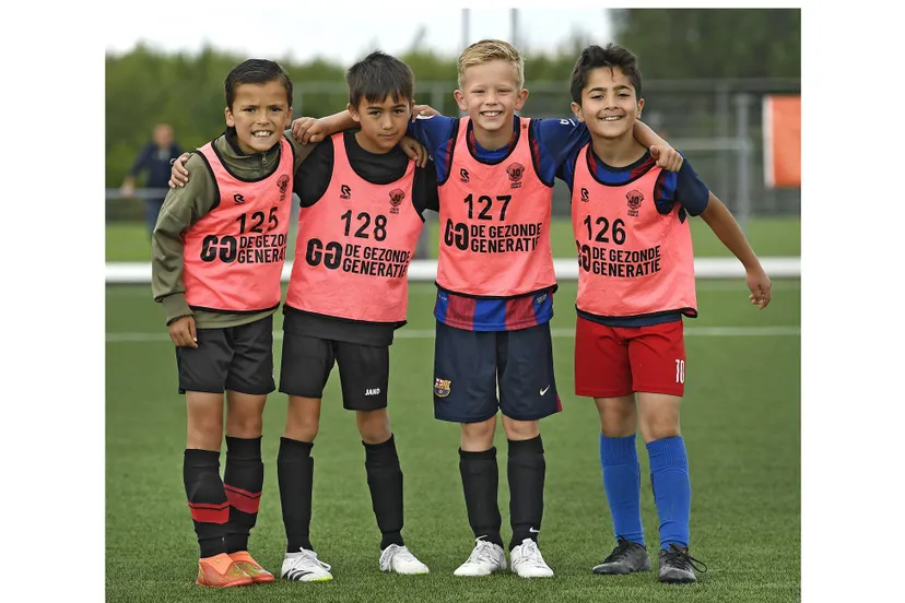 Teamfoto Jonger Oranje