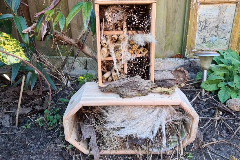 insektenhotel voorbeeld