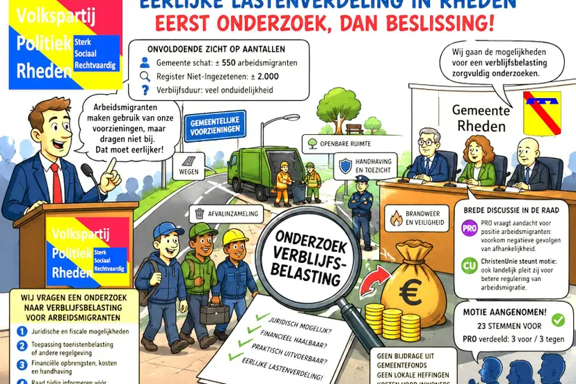 Verblijfsbelasting - Volkspartij Politiek Rheden