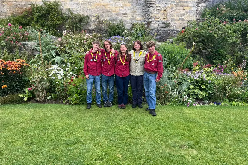 Blair-deelnemers Scouting Velpsche Woudloopers en de Olmen