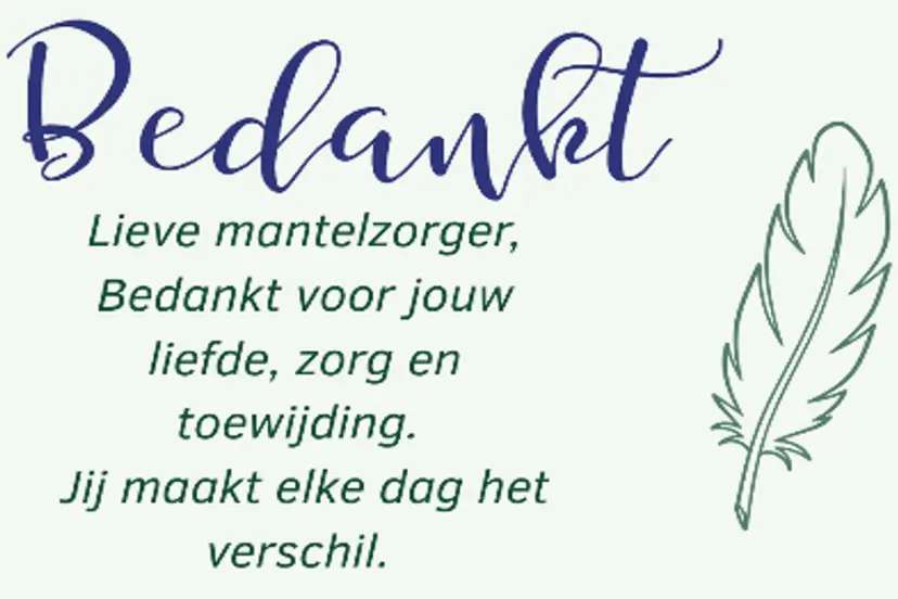 Mantelzorgpluim - MVT Rheden-Rozendaal
