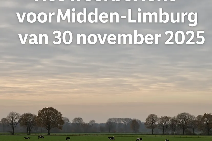 Weerbericht Midden-Limburg, 30 november 2025