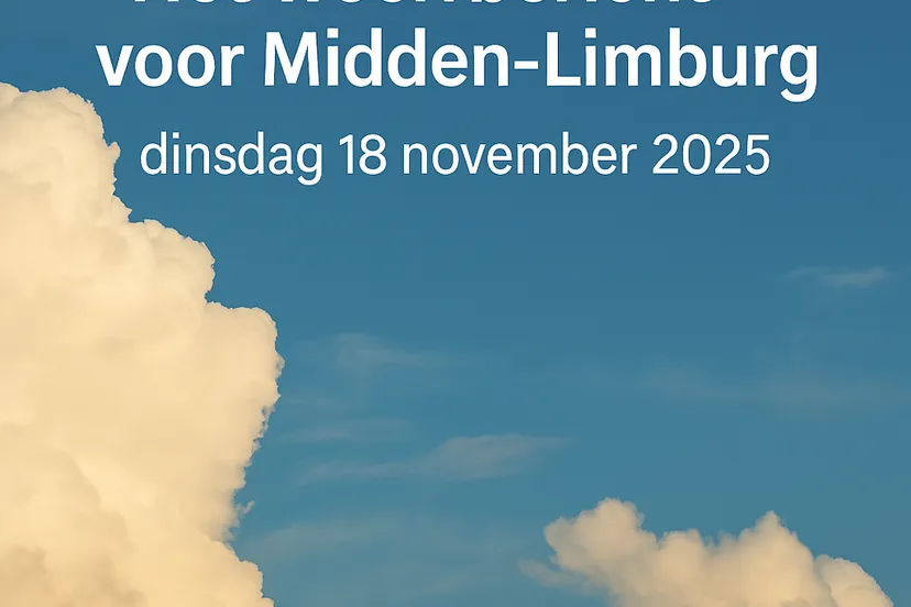 Weerbericht voor Midden-Limburg
