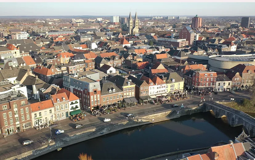 drone foto binnenstad