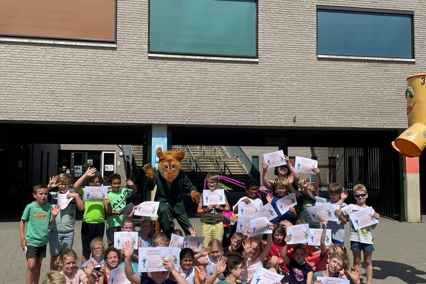 geronimo bij hubertusschool bezoek 2