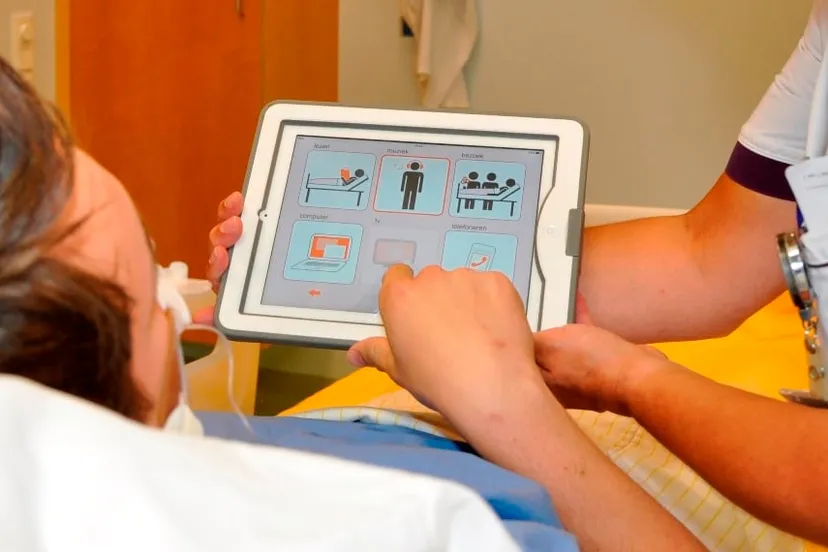 ipad met communicator lr