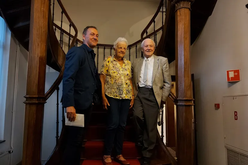 jac lemmens met henri spitholt en echtgenote