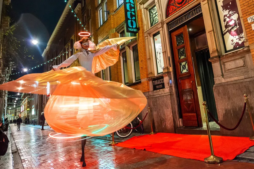 lights on parade golden angel