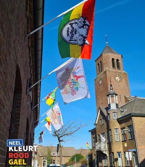 neel kleurt rood gael greun