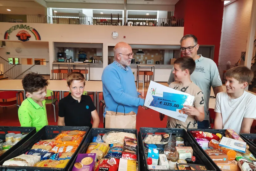 overhandiging cheque