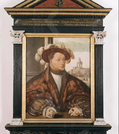 portret van karel van egmond hertog van gelre