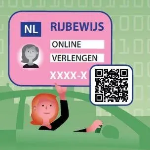 rijbewijs online verlengen vierkant