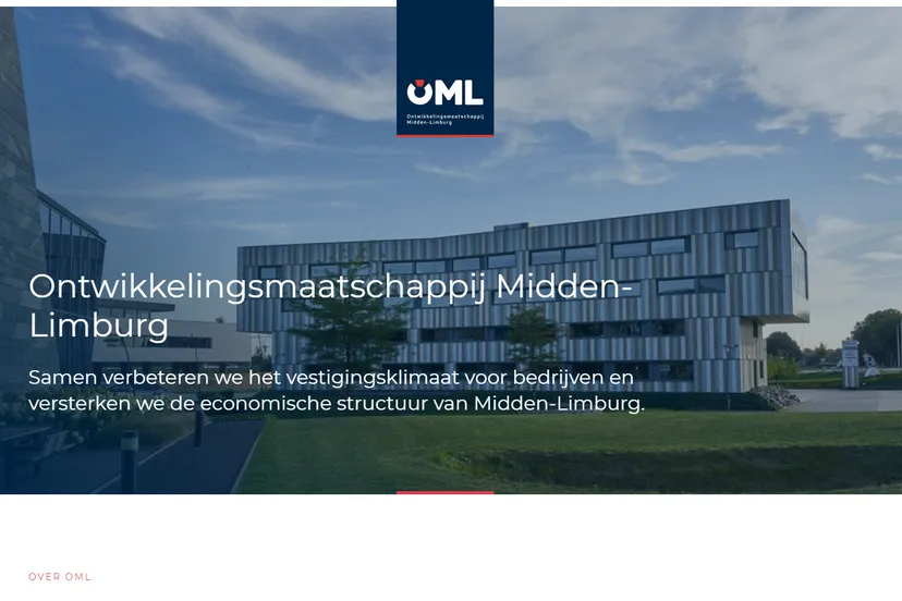 screenshot website oml