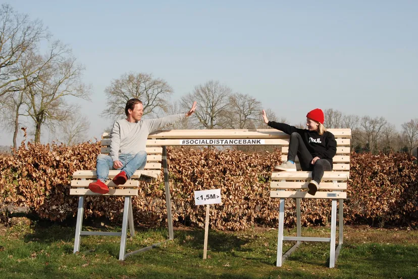 social distance bank