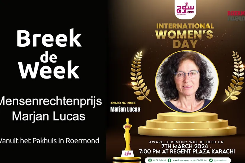 th mensenrechtenprijs voor marjan lucas uit swalmen breek de week