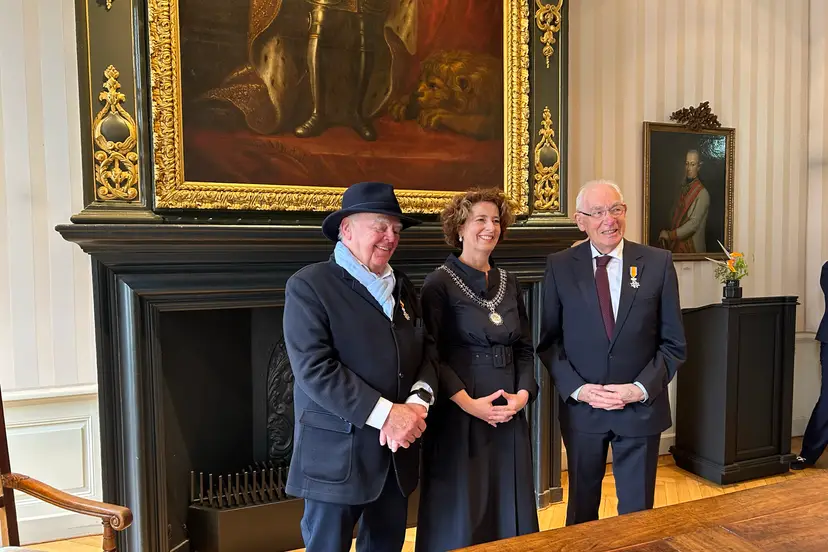 vlnr frans jansen burgemeester roermond yolanda hoogtanders hub brouns