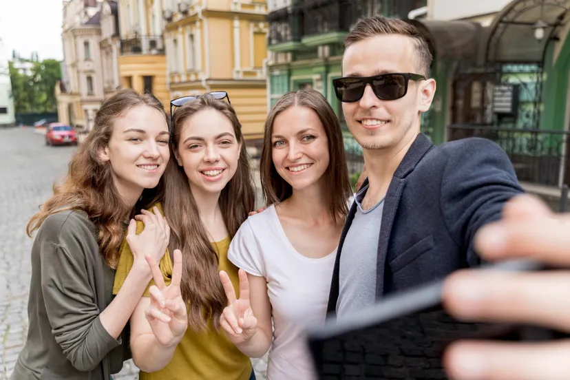 group-friends-taking-selfie-outdoor