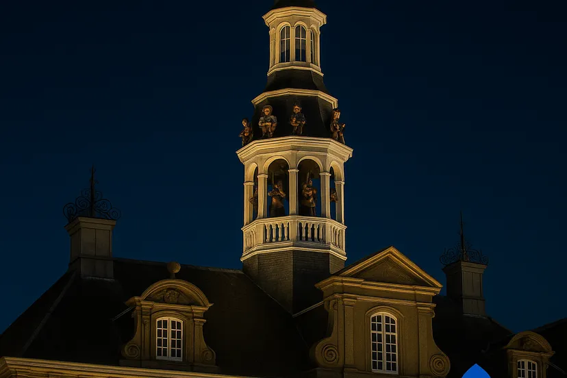 Belltoren van Roermond bij Nacht