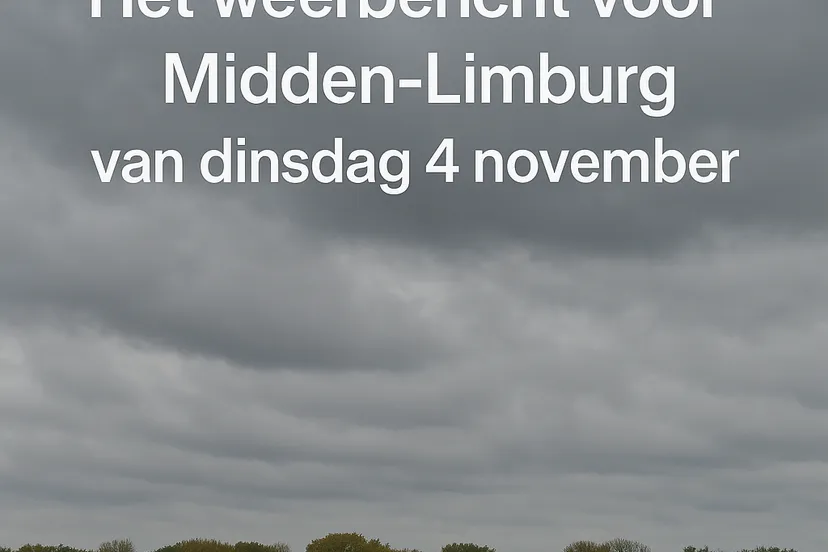 Weerbericht voor Midden-Limburg, 4 november