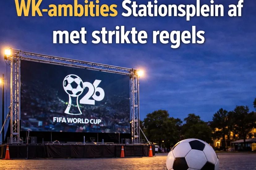 WK 2026 op Stationsplein Roermond