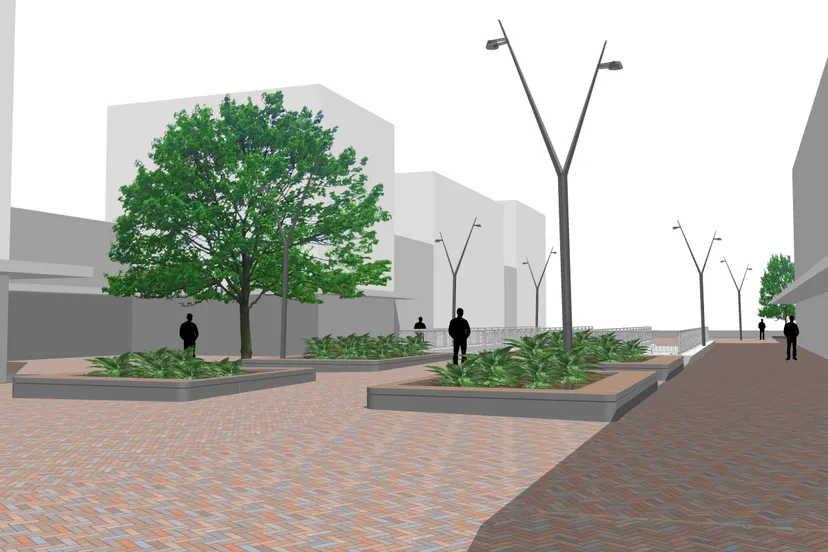 bijlage persbericht art impression ingang parkeergarage